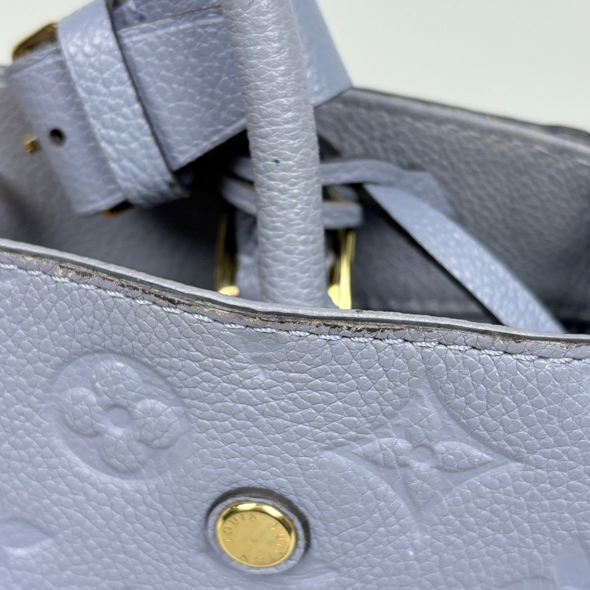 Louis Vuitton Montaigne BB 2-Way Shoulder Bag Monogram Empreinte Lila Lira — view 7