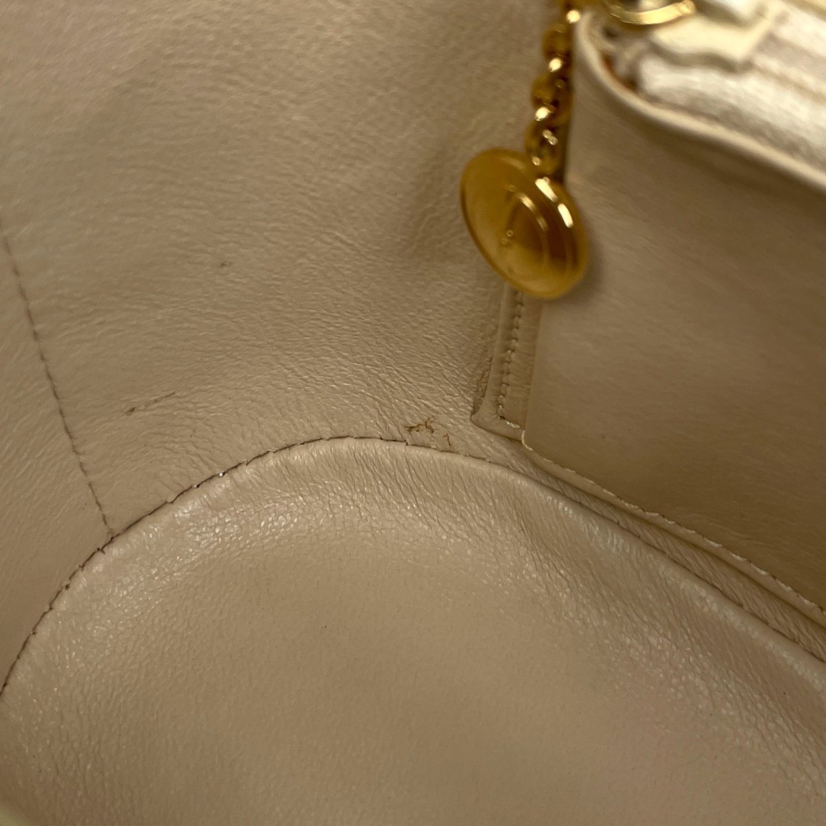 Gucci Ladylock Handbag Vanity Bag Vintage Leather — view 8