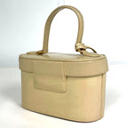 Gucci Ladylock Handbag Vanity Bag Vintage Leather — view 2