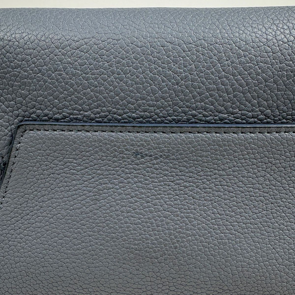 Celine Sangle Bucket Small Shoulder Bag Leather Light Blue — view 3
