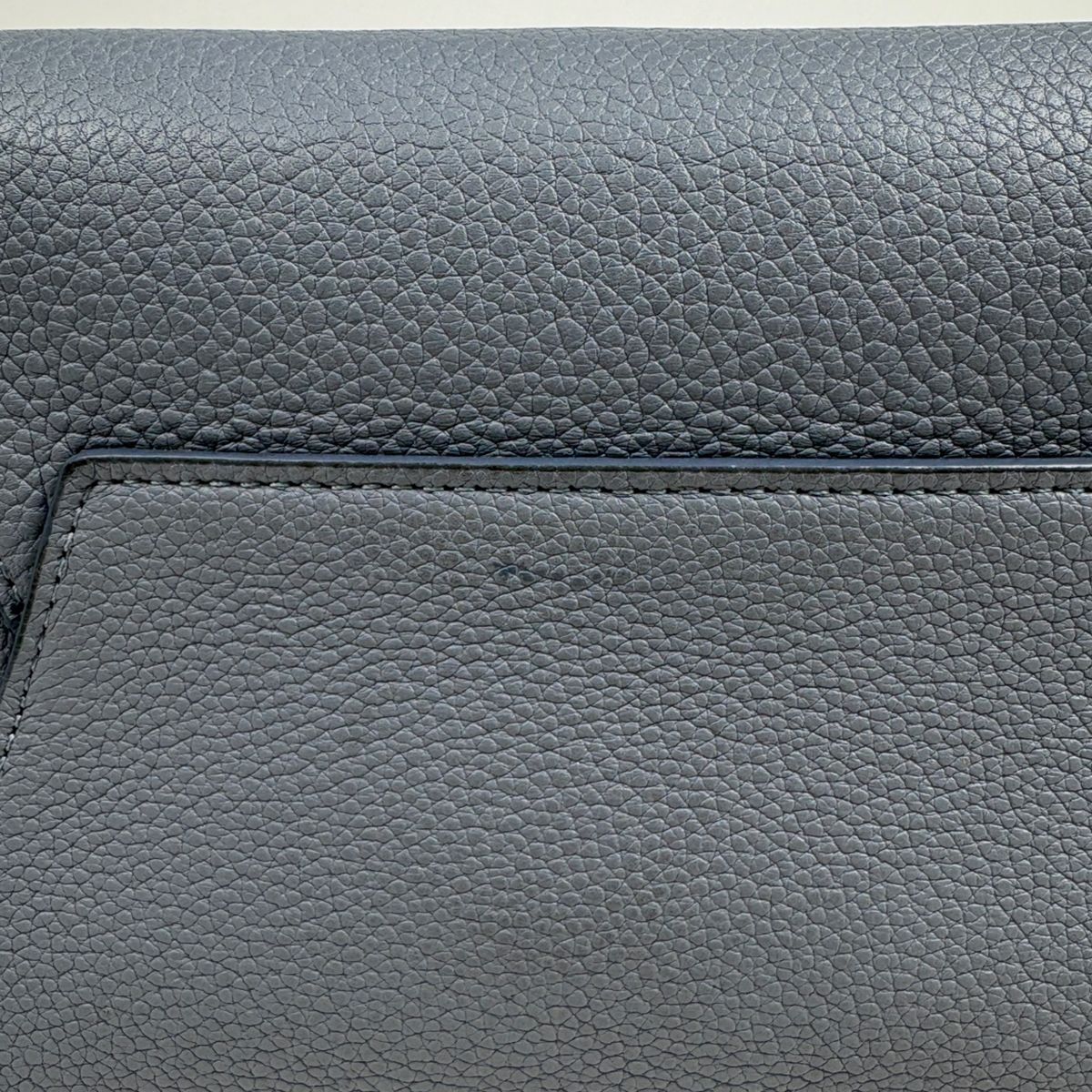 Celine Sangle Bucket Small Shoulder Bag Leather Light Blue — view 3