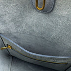 Celine Sangle Bucket Small Shoulder Bag Leather Light Blue — view 8