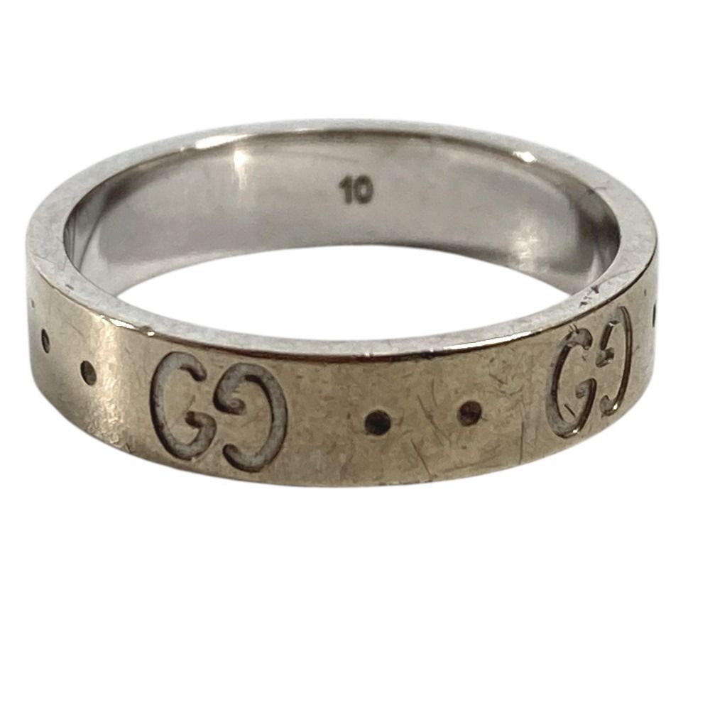 Gucci Ring GG Logo Icon Silver — view 4