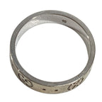 Gucci Ring GG Logo Icon Silver — view 7