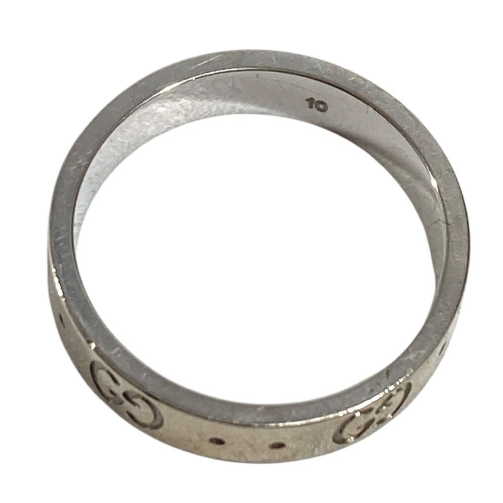 Gucci Ring GG Logo Icon Silver — view 7