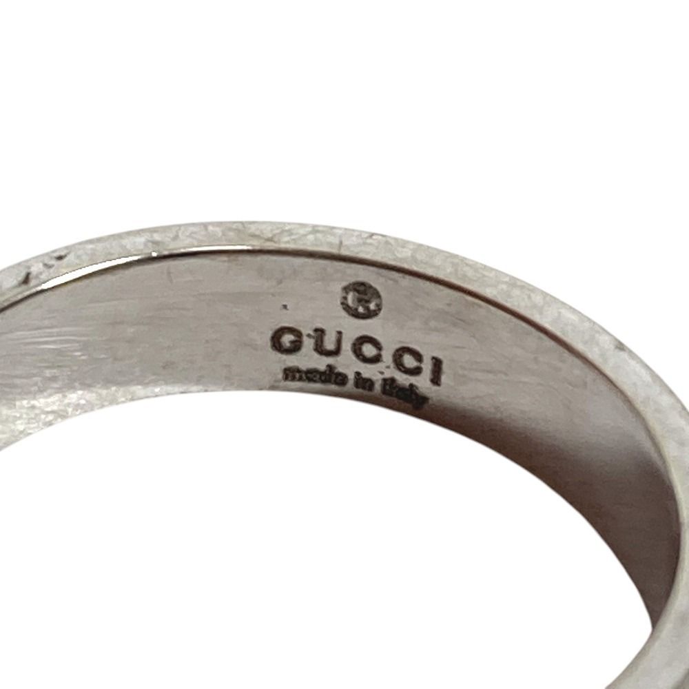 Gucci Ring GG Logo Icon Silver — view 8