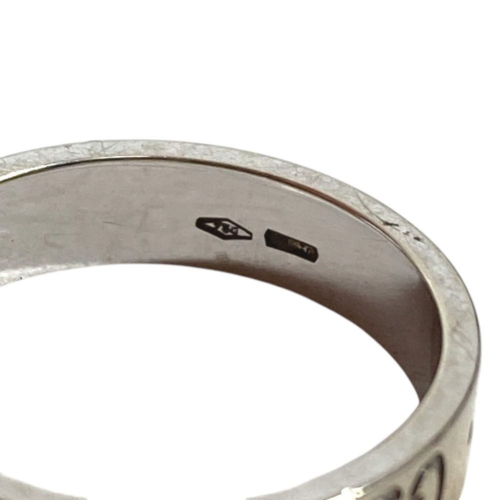 Gucci Ring GG Logo Icon Silver — view 9