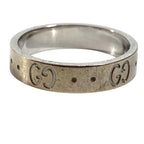 Gucci Ring GG Logo Icon Silver — view 6