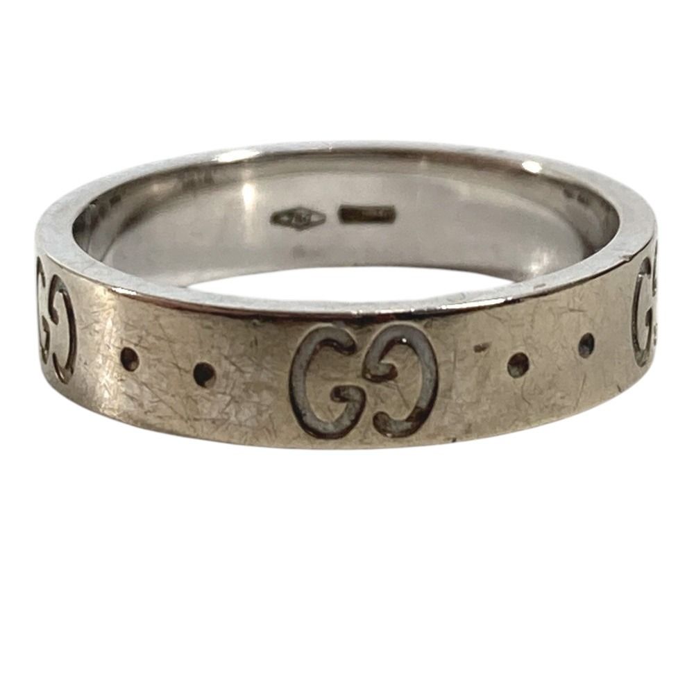 Gucci Ring GG Logo Icon Silver — view 5