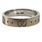 Gucci Ring GG Logo Icon Silver — view 5
