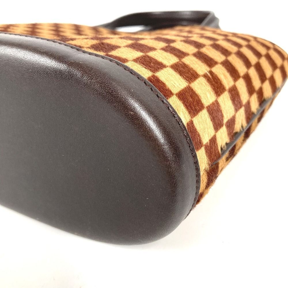 Louis Vuitton Handbag Impala Calf Hair Leather Beige Brown — view 6