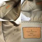 Louis Vuitton Handbag Pochette Plat Leather Gold — view 8