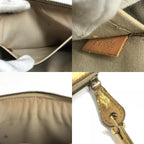 Louis Vuitton Handbag Pochette Plat Leather Gold — view 9