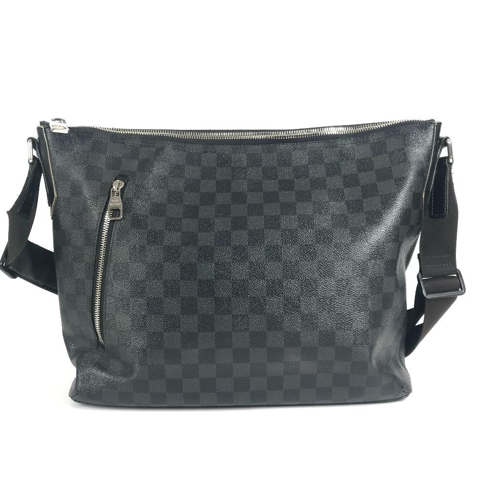 Louis Vuitton Shoulder Bag Mick MM Damier Graphite Canvas Black — view 2