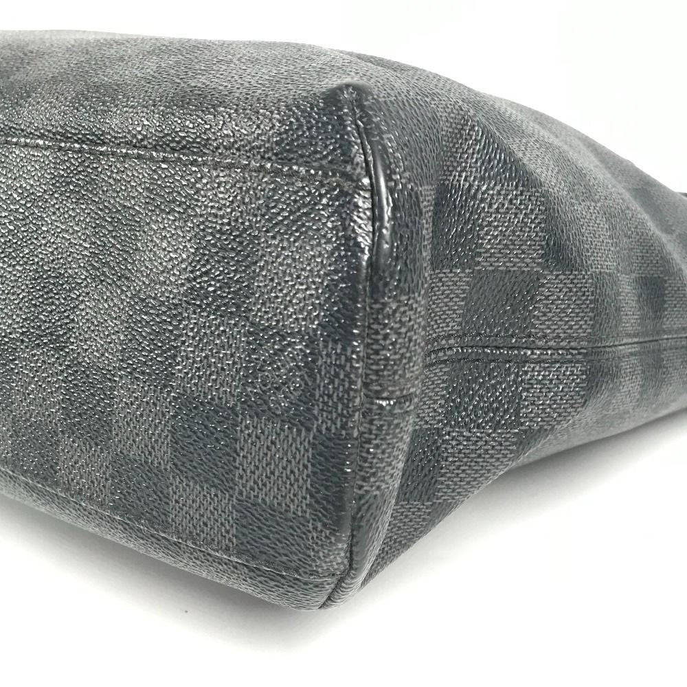 Louis Vuitton Shoulder Bag Mick MM Damier Graphite Canvas Black — view 6
