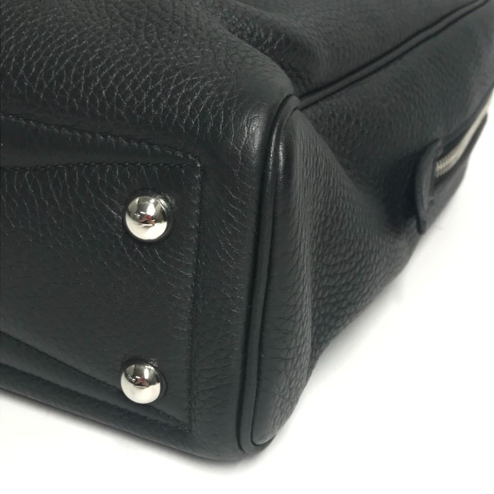 Hermes Business Bag Victoria 40 Taurillon Clemence Black — view 6