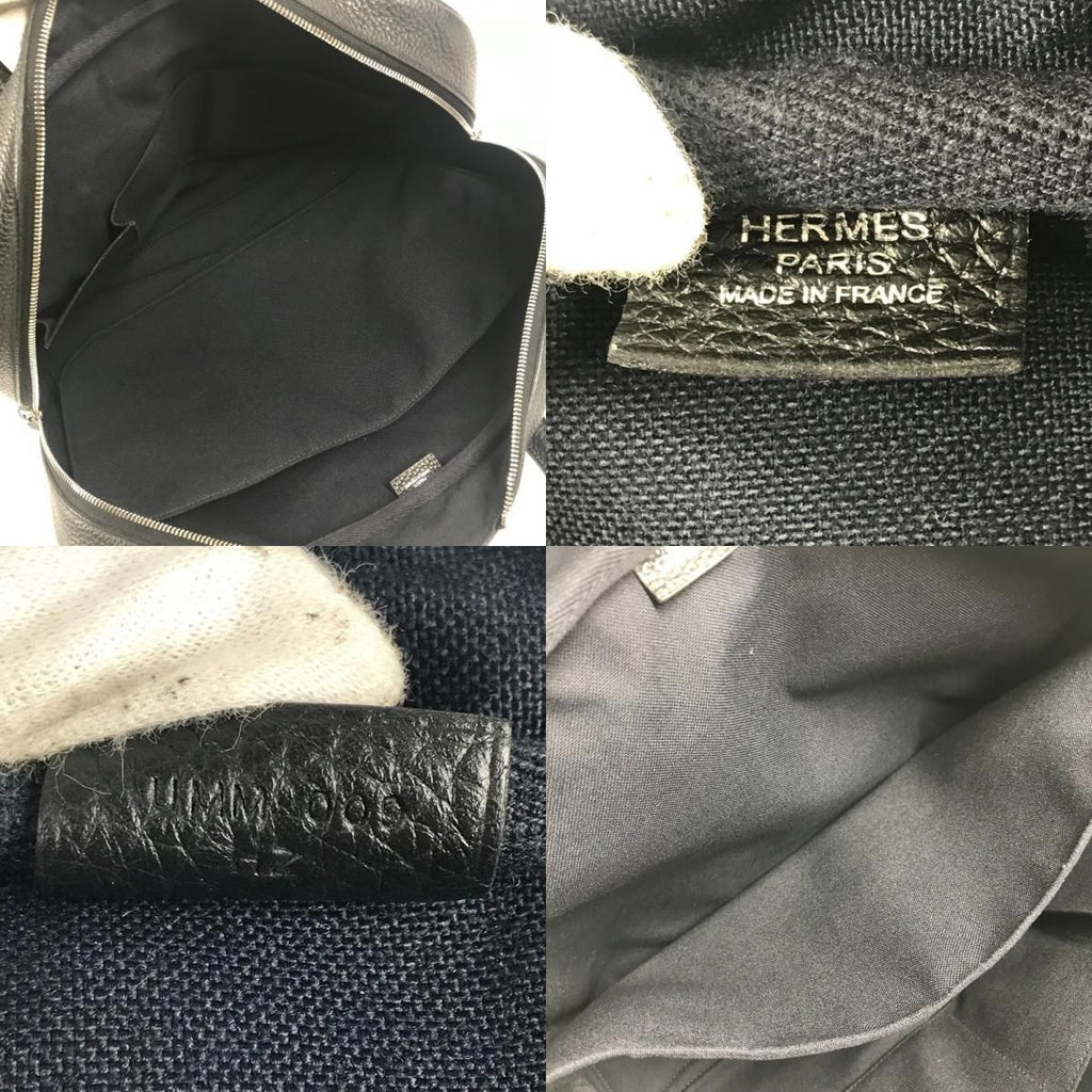 Hermes Business Bag Victoria 40 Taurillon Clemence Black — view 9