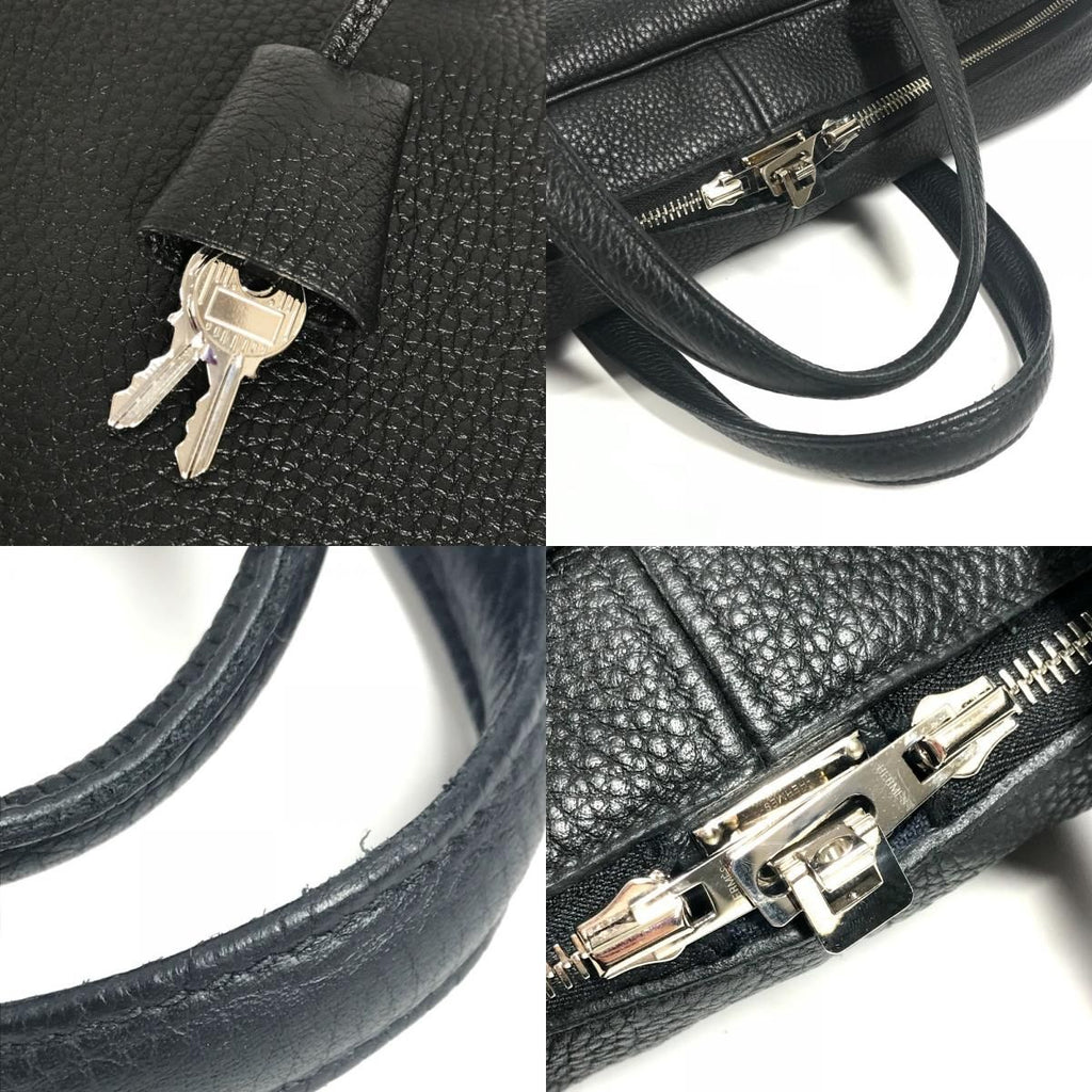 Hermes Business Bag Victoria 40 Taurillon Clemence Black — view 8