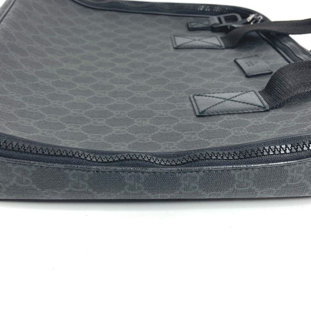 Gucci Handbag GG Supreme Logo Canvas Black — view 6