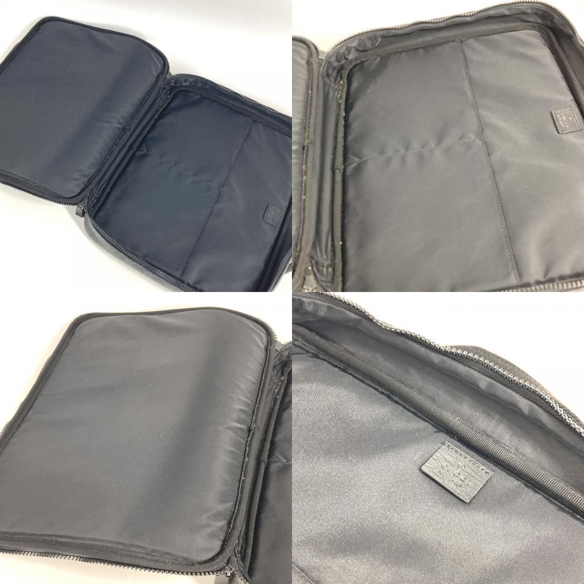 Gucci Handbag GG Supreme Logo Canvas Black — view 9
