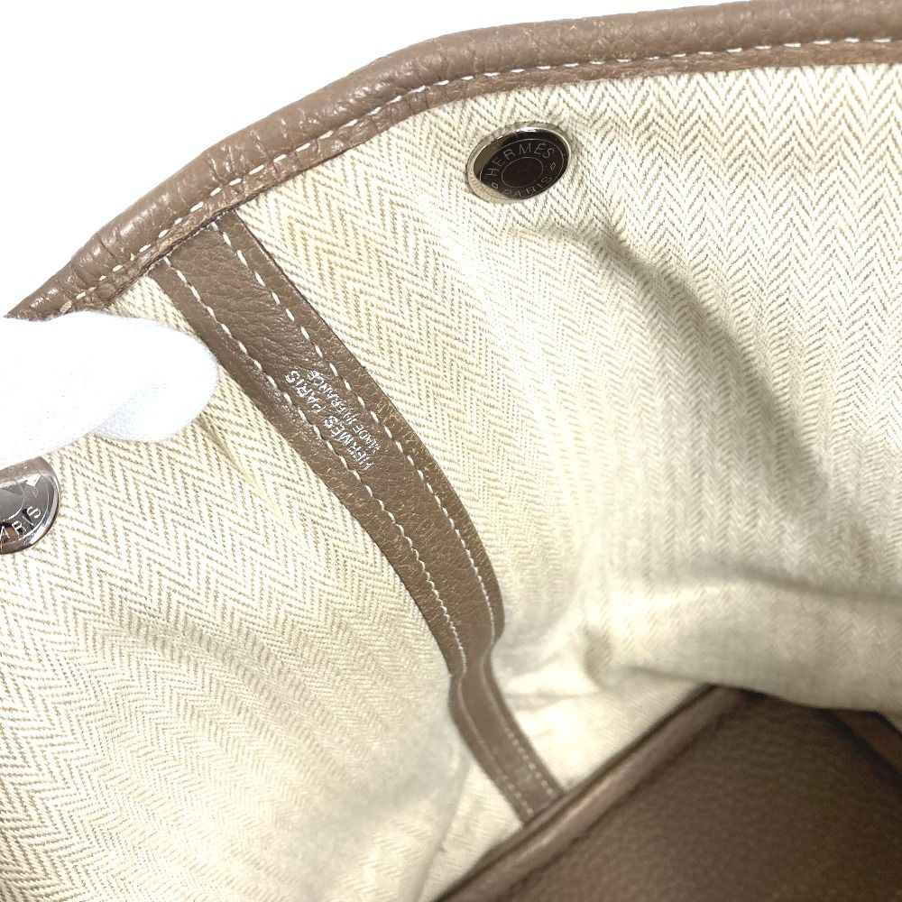 Hermes Tote Garden Party 36 PM Negonda Etoupe Beige — view 5