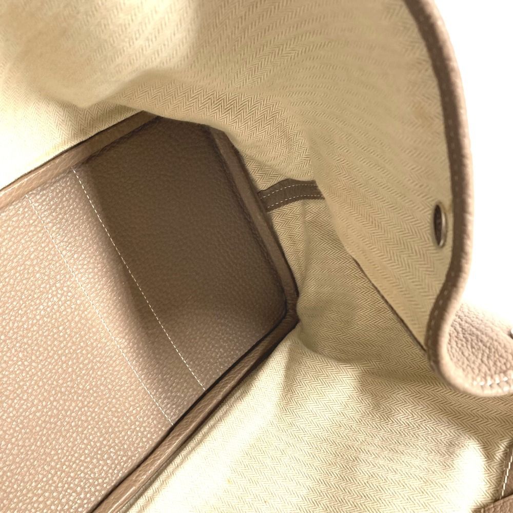 Hermes Tote Garden Party 36 PM Negonda Etoupe Beige — view 4