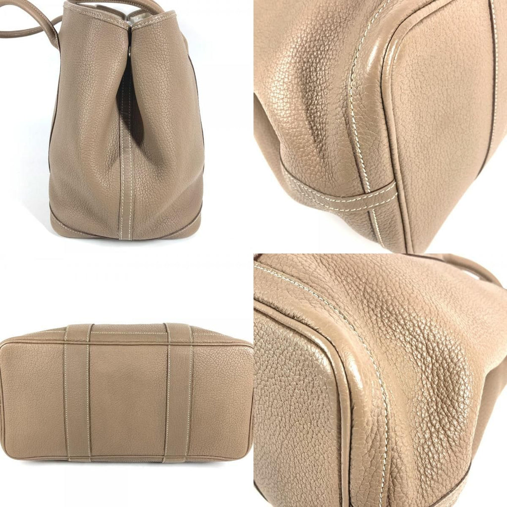 Hermes Tote Garden Party 36 PM Negonda Etoupe Beige — view 8