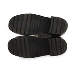 Chanel Short Boots Quilted CC Logo Leather 36 1 2C White Black — view 4