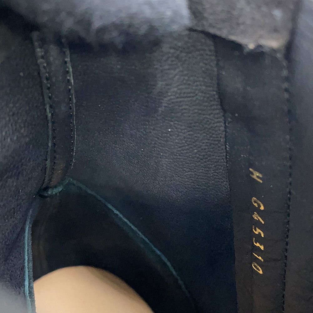 Chanel Short Boots Camellia CC Logo Suede 37C — view 8