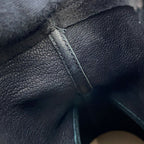 Chanel Short Boots Camellia CC Logo Suede 37C — view 7