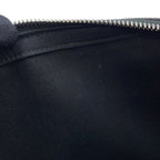 Celine Shoulder Bag Triomphe Horizontal Leather Black Brown — view 8