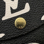 Louis Vuitton Coin Case Monogram Wild at Porte Monnaie Rosalie Noir Black Multicolor — view 8