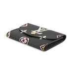 Louis Vuitton Coin Case Monogram Wild at Porte Monnaie Rosalie Noir Black Multicolor — view 2