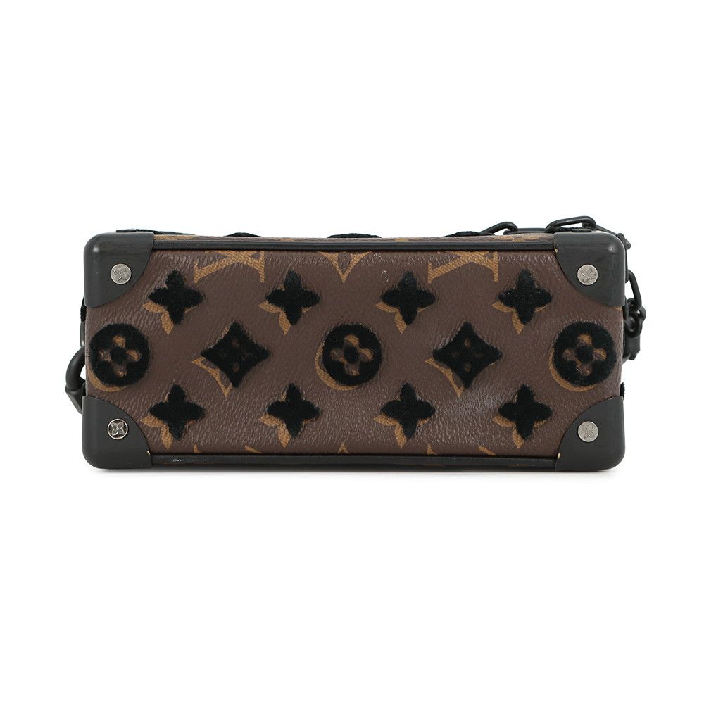 Louis Vuitton Shoulder Bag Monogram Tufting Mini Soft Trunk Black Noir — view 3