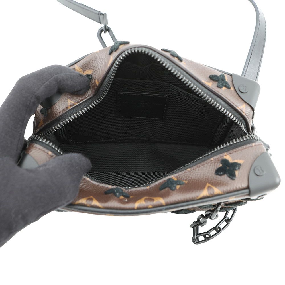 Louis Vuitton Shoulder Bag Monogram Tufting Mini Soft Trunk Black Noir — view 5