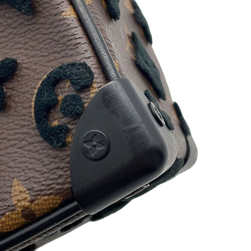 Louis Vuitton Shoulder Bag Monogram Tufting Mini Soft Trunk Black Noir — view 6
