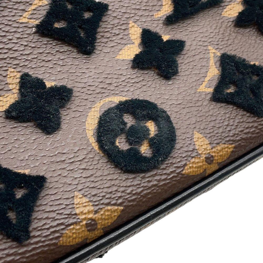 Louis Vuitton Shoulder Bag Monogram Tufting Mini Soft Trunk Black Noir — view 8