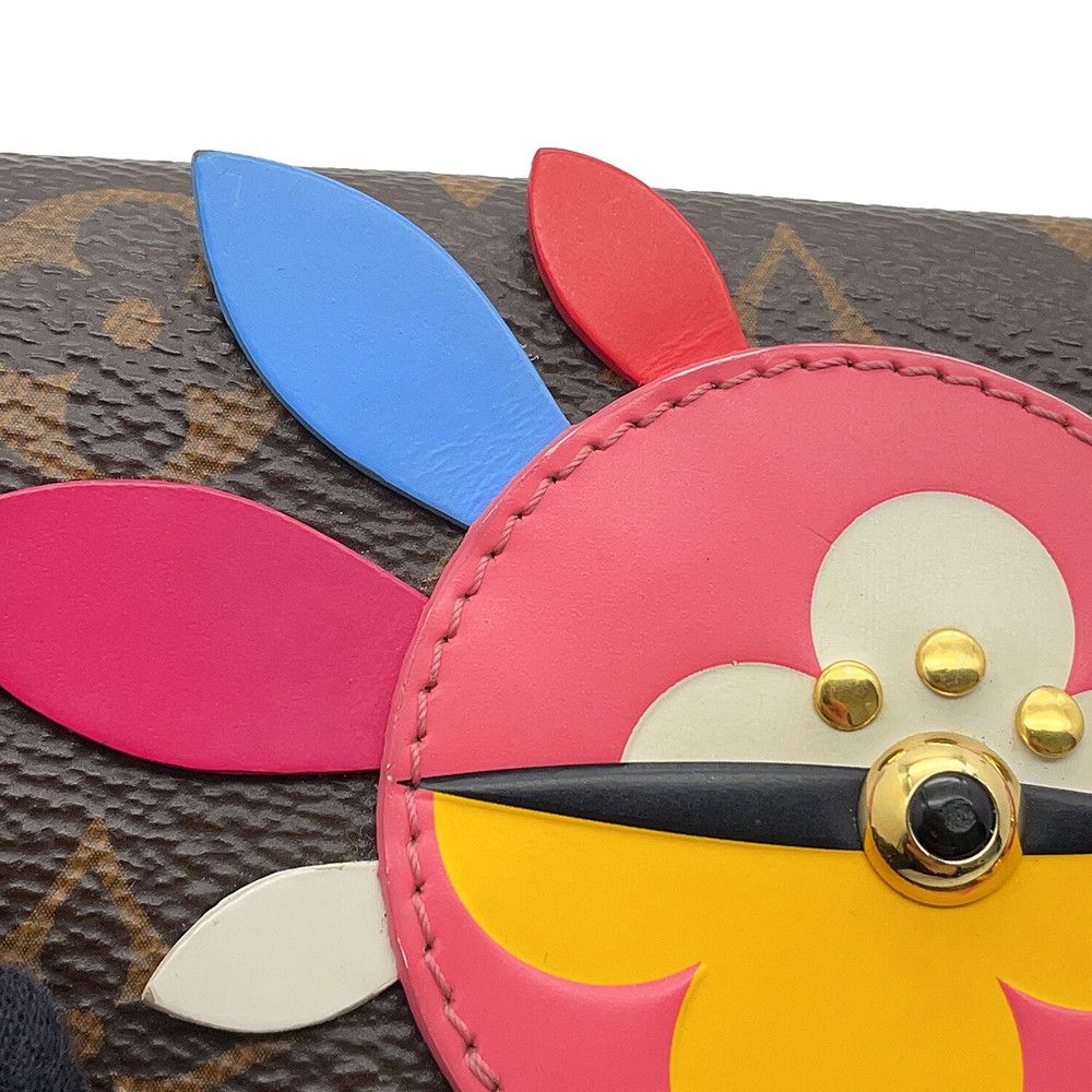 Louis Vuitton Chain Wallet Monogram Pochette Felicity la Bree Bird Pink Multicolor — view 7