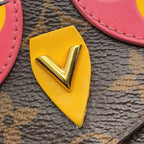 Louis Vuitton Chain Wallet Monogram Pochette Felicity la Bree Bird Pink Multicolor — view 8