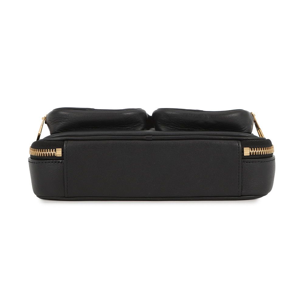 Louis Vuitton Shoulder Bag Monogram Calf Leather Utility Noir Black — view 3
