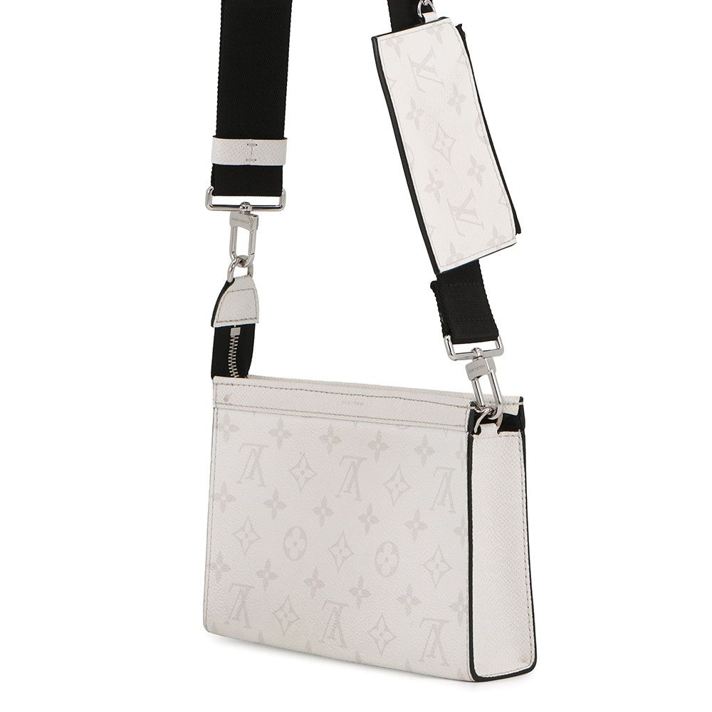 Louis Vuitton Shoulder Bag Monogram Taiga Gaston Wearable Wallet Optical White — view 2