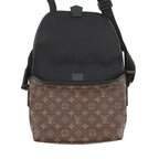 Louis Vuitton Shoulder Bag Monogram Macassar Magnetic Noir Black — view 5