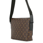 Louis Vuitton Shoulder Bag Monogram Macassar Magnetic Noir Black — view 2