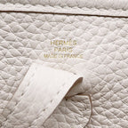 Hermes Evelyne TPM Amazon Gris Perle Gold Handbag — view 8