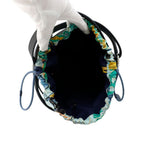 Hermes Handbag Musardine Black Multicolor Silver Epsom Silk — view 5
