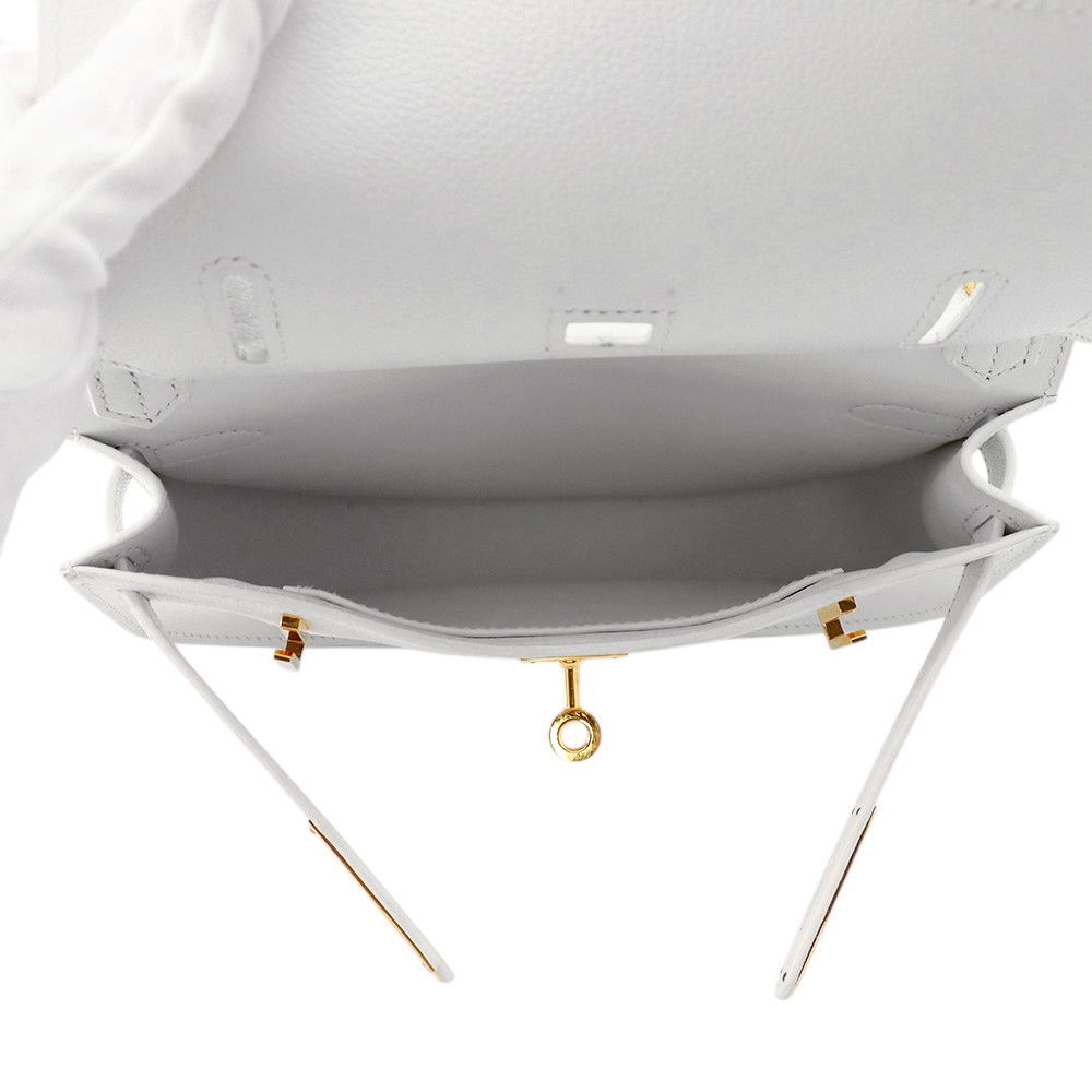 Hermes Jypsiere Mini New White Gold — view 5