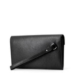 Hermes Wallet Kelly Pocket Long Black Electrum Chevre Sham Kira — view 2