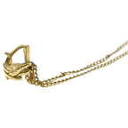 Saint Laurent Paris Cassandra Necklace Gold Plated — view 5