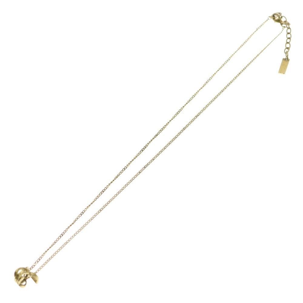 Saint Laurent Paris Cassandra Necklace Gold Plated — view 2