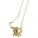 Saint Laurent Paris Cassandra Necklace Gold Plated — view 3
